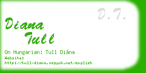 diana tull business card